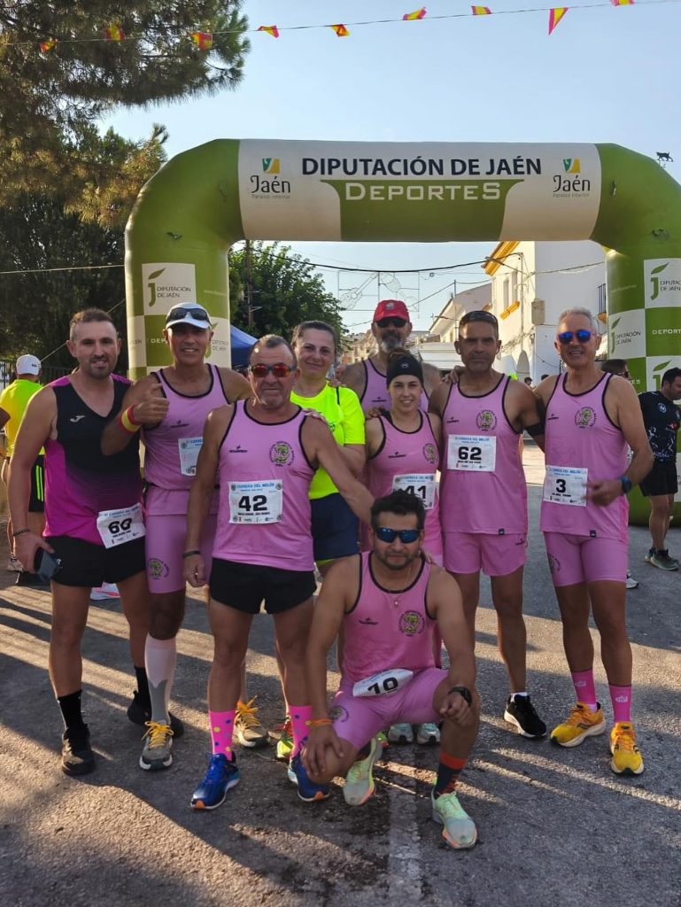 Ocho efectivos del Club Maratón Jaén tomaron parte en la XI Carrera del Melón.