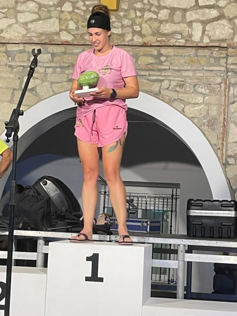 Melón ester podio