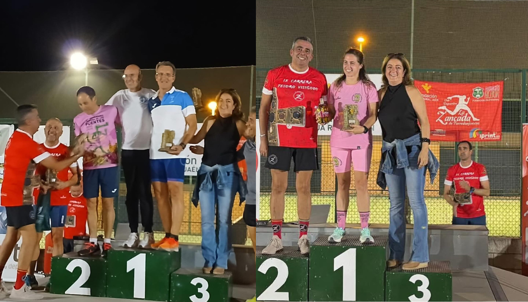 Visigodo Toxiria podio Ester y Juan Antonio