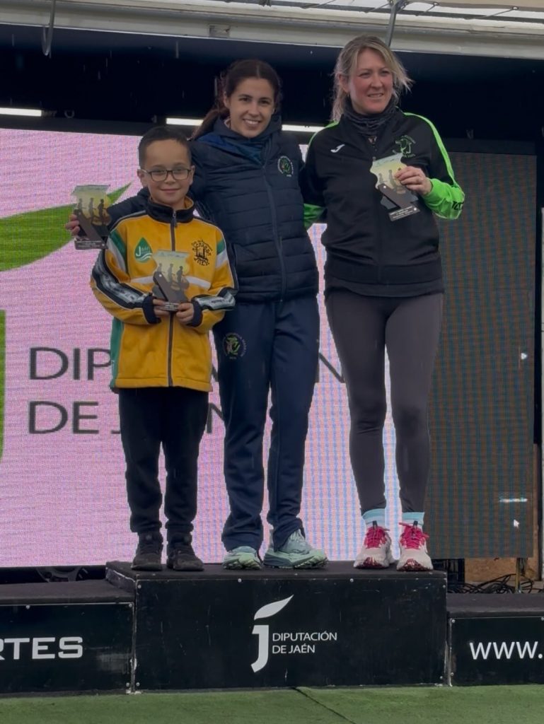 La Garza Ester podio